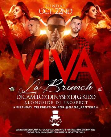 Event Viva La Brunch DJ Camilo Live At Mr.Gs