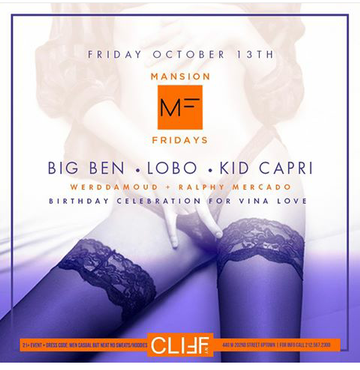 Event Mansion Fridays Kid Capri Live At Cliff New York