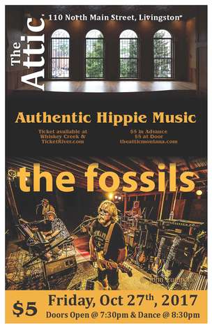 Event The Fossils Friday, October 27 at The Attic 8:30pm, Doors Open at 7:30pm