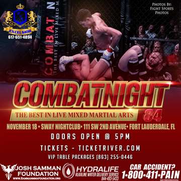 Event Combat Night 84 @ SWAY