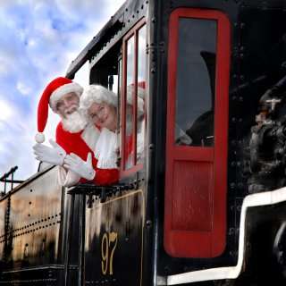 Event Santa Express Train Ride with Collegiate Communication Organization
