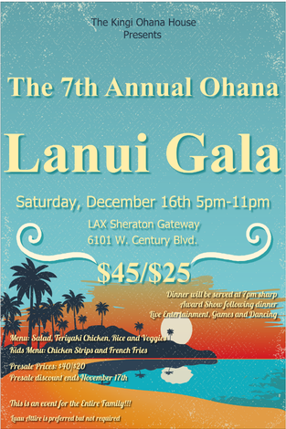 Event 7th Annual Ohana Lanui Gala