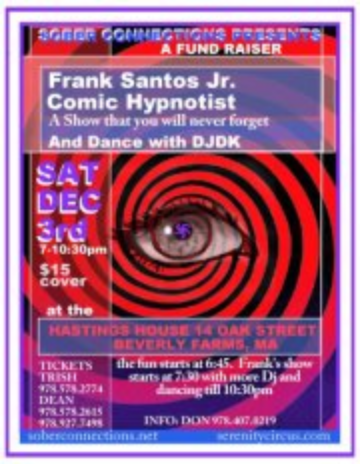 Event Comic Hypnotist Frank Santos Jr. - Benefit Show