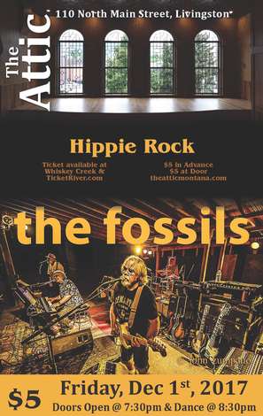Event The Fossils Friday, Dec 1st at The Attic 8:30pm, Doors Open at 7:30pm