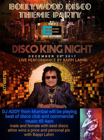 Event Bollywood Disco Theme Party - Live in Concert by Bappi Lahiri