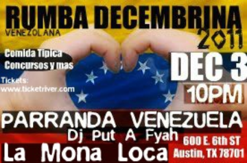 Event Rumba Decembrina 2011