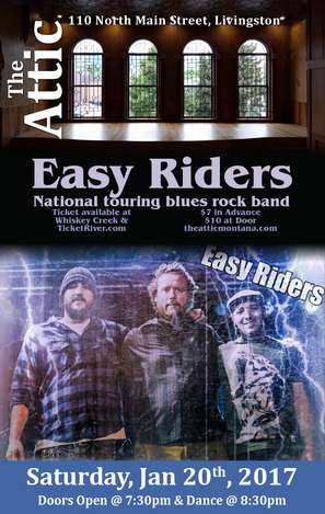 Event Easy Rider at The Attic - Jan. 20th