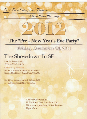 Event Pre New Years Eve Party