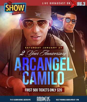 Event Arcangel Live With DJ Camilo At Amadeus Nightclub