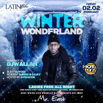 Event Latin Vibe Fridays Winter Wonderland At Mister East