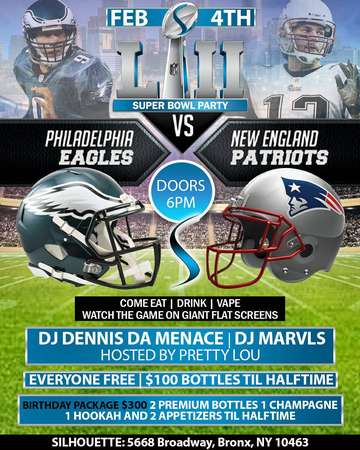 Event Super Bowl Party At Silhouette Lounge