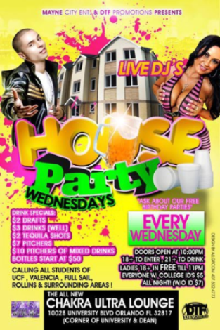 Event "House Party Wednesdays" GRAND OPENING!!!
