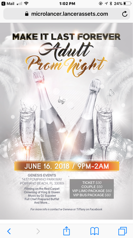 Event Make It Happen Adult Prom Night