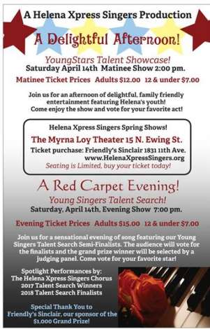 Event Helena Xpress Singers Spring Extravaganza