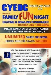 Event CYEDC Family Fun Night Bowling and Skating Fundraiser