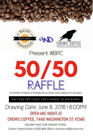 Event Waldo Brookside Rotary Club Annual Scholarship 50/50 Raffle