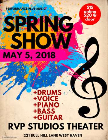 Event Performance Plus Music School - Student Showcase - Spring 2018