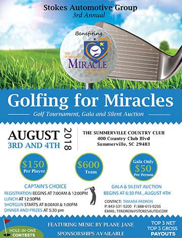 Event 3rd Annual Golfing for Miracles