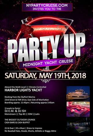 Event Party Up Midnight Yacht Cruise