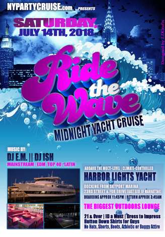 Event Ride The Wave Midnight Yacht Cruise