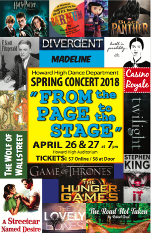 Event From the Page to the Stage - Spring Dance Concert