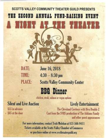 Event A Night at the Theater - Scotts Valley Community Theater Guild