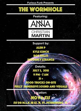 Event Furious Funk Presents: The Wormhole feat. ANNA & Christian Martin