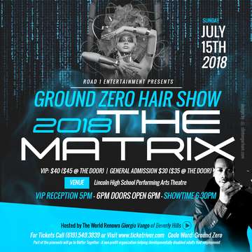 Event Ground Zero Hair Show 2018 "The Matrix"