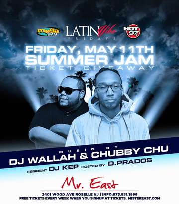 Event Latin Vibe Fridays Summer Jam Ticket Giveaway At Mister East