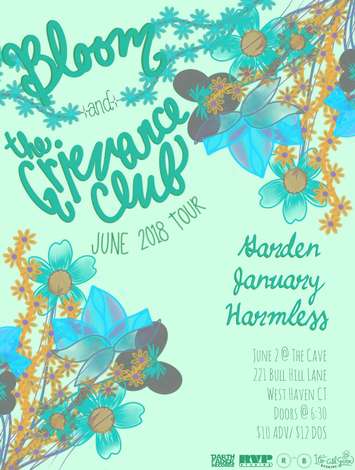 Event Bloom / The Grievance Club / Garden / January / Harmless
