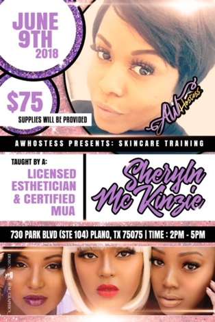 Event AWHostess Presents: Skincare Training Class taught by Sheryl McKinzie (Licensed Esthetician)