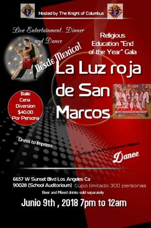 Event End of the Year Gala - La Luz Roja de San Marcos