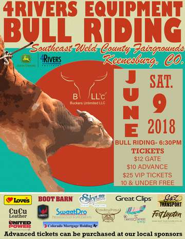 Event 4Rivers Equipment Presents Buckers Unlimited Bull Riding