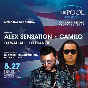 Event MDW 2018 Harrahs Pool Party Dj Camilo & Alex Sensation