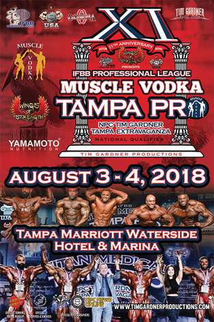 Event IFBB PROFESSIONAL LEAGUE WINGS OF STRENGTH MUSCLE VODKA TAMPA PRO & NPC TIM GARDNER TAMPA EXTRAVAGANZA NATIONAL QUALIFIER