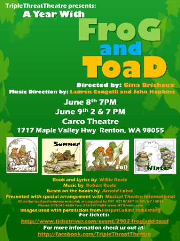 Event Frog and Toad
