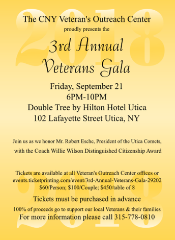 Event 3rd Annual Veteran's Gala