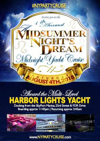 Event A Midsummer Night's Dream Midnight Yacht Cruise