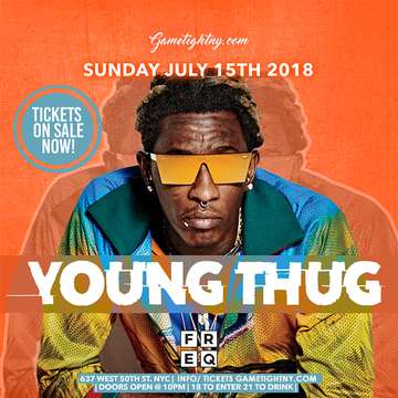 Event Young Thug live at Freq NYC (18+ to party)