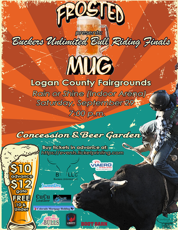 Event Frosted Mug Presents Buckers Unlimited Bull Riding Finals