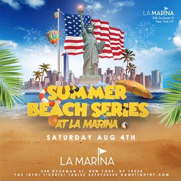 Event La Marina BBQ Beach Party Saturday Aug 4th 2018
