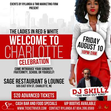 Event The Ladies In Red & White Welcome to Charlotte Celebration