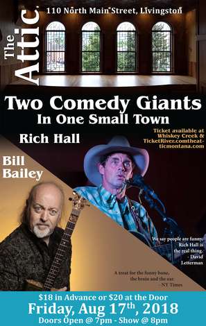Event Two Comedy Giants in One Small Town - Rich Hall & Bill Bailey