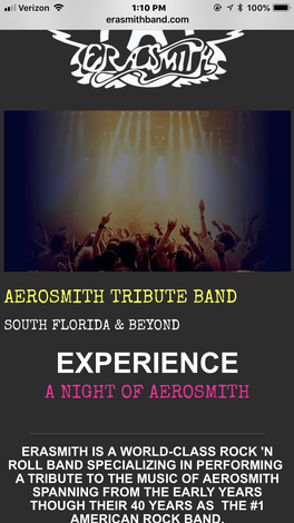 Event Aerosmith  Tribute with Erasmith