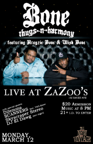 Event Bone Thungs-N-Harmony at ZaZoo's