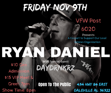 Event VFW Post 6020 Presents Ryan Daniel