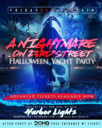 Event Halloween Boat Party NYC