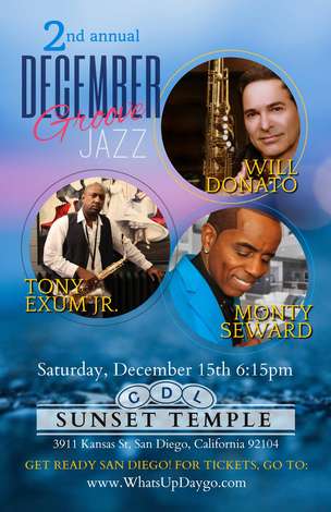 Event 2nd Annual Holiday Smooth Jazz Concert at the Sunday Temple (North Park)