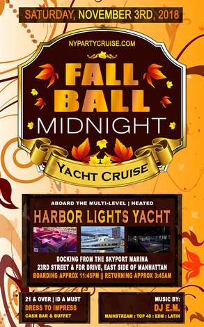 Event Fall Ball Midnight Yacht Cruise