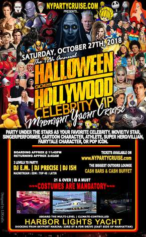 Event Halloween Goes Hollywood Midnight Cruise